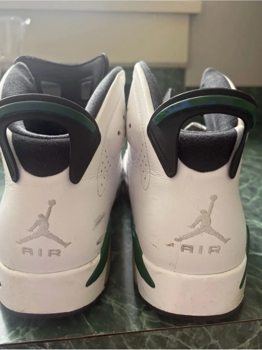 Nike Air Jordan 6 Retro White Black Green Men’s Sneakers